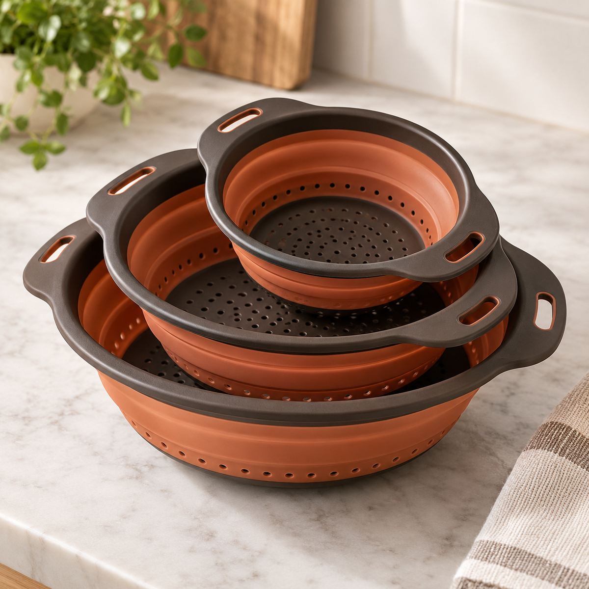 Collapsible Colander Set — feature