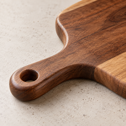 Handled Serving Board — detail