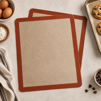 Silicone Baking Mat Pair — overview