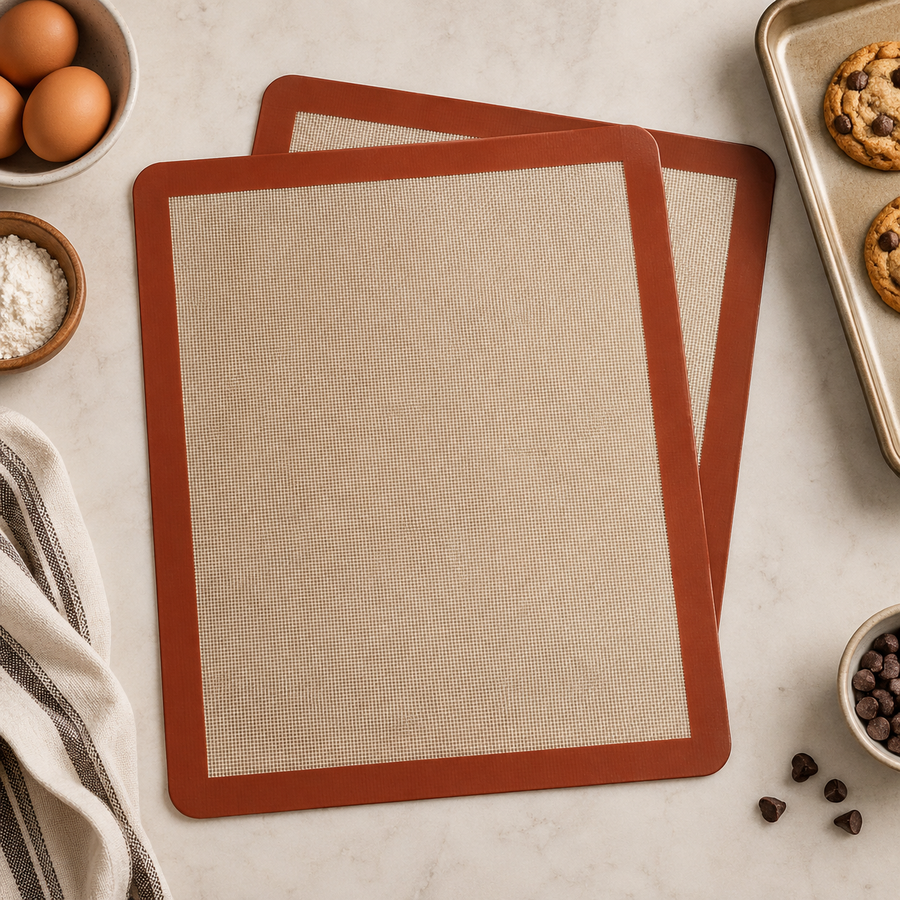 Silicone Baking Mat Pair — overview