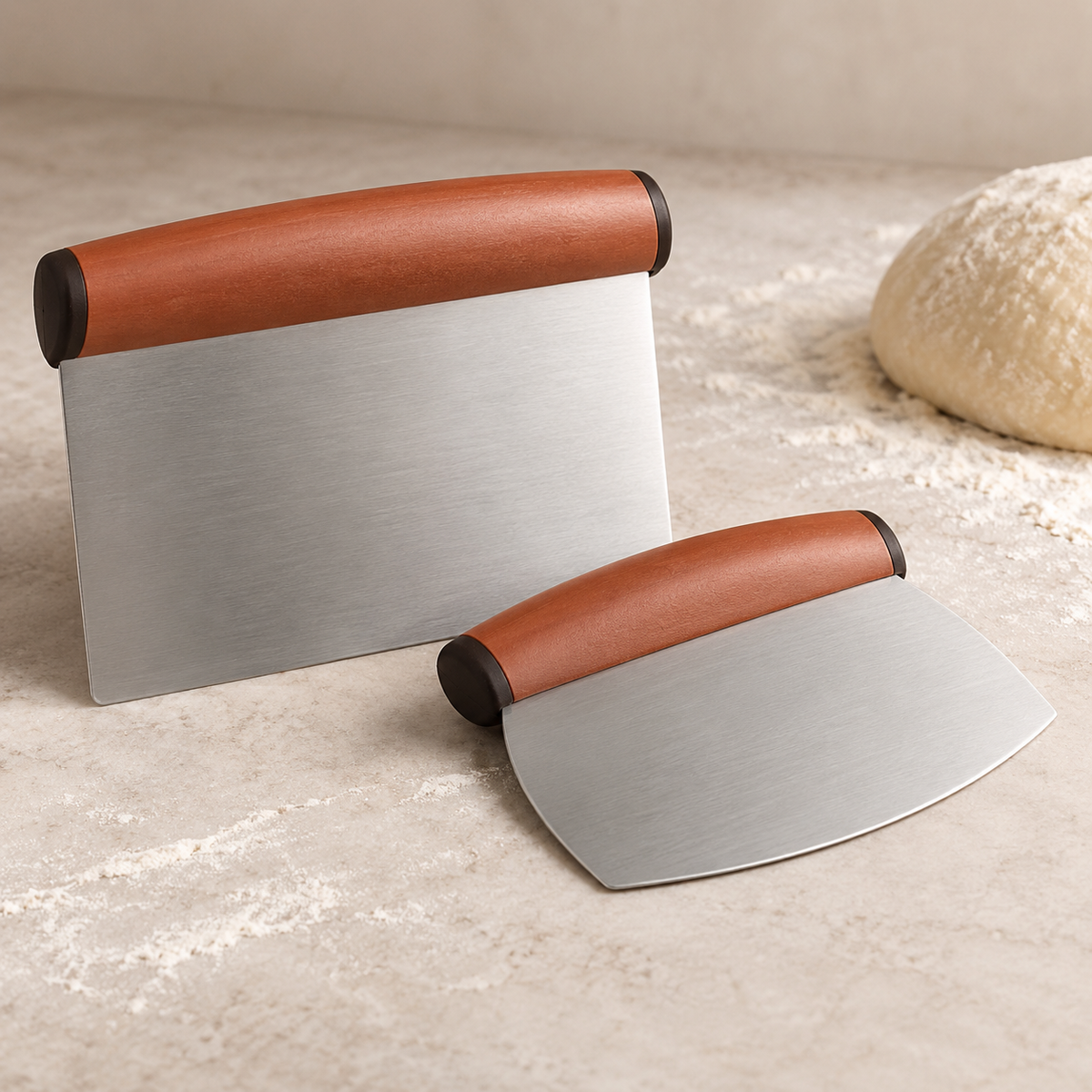 Stainless Dough Scraper Set — feature